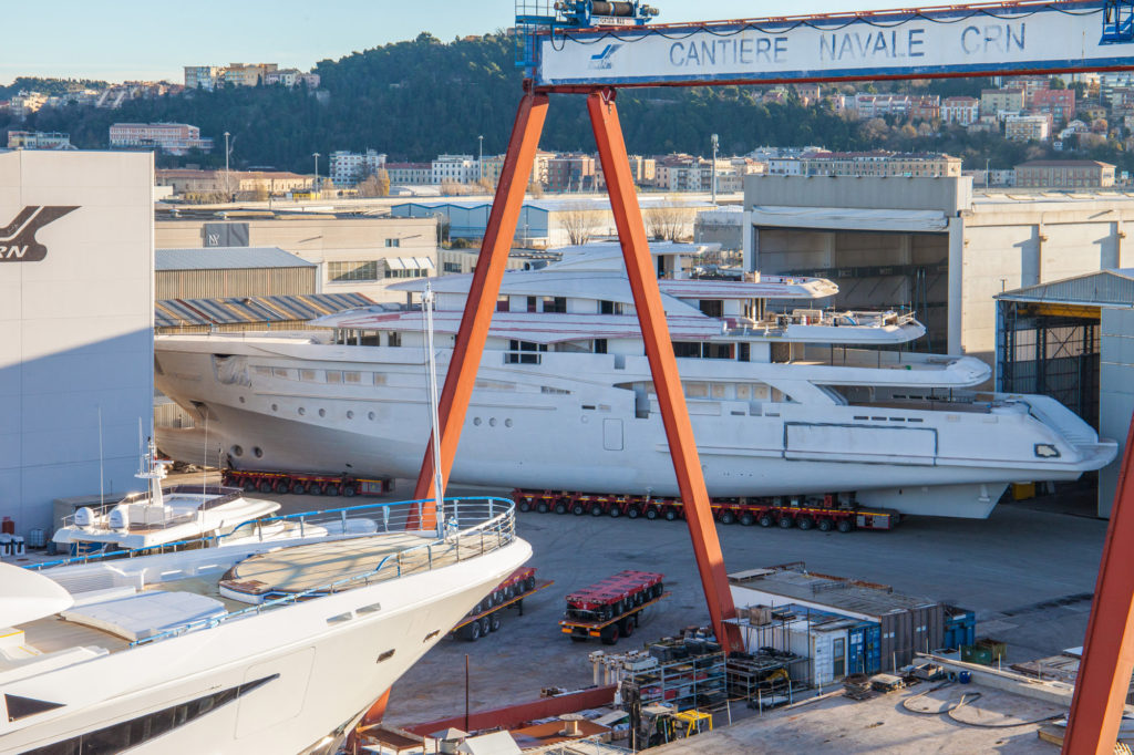 SPECTACULAR MEGAYACHT RELOCATION AT CRN