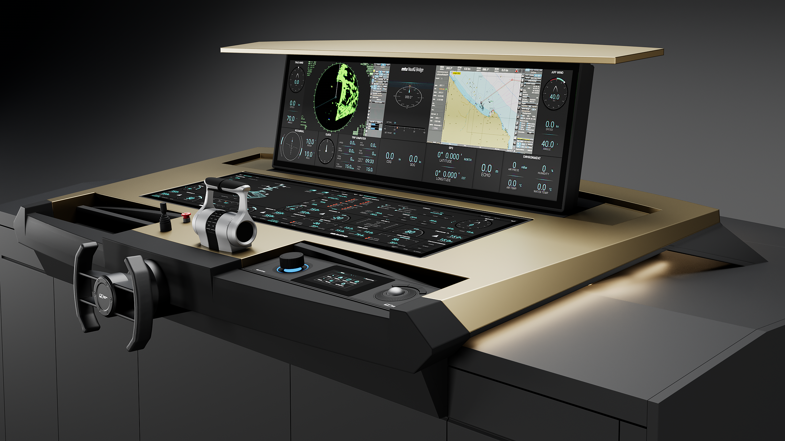 new mtu NautIQ Bridge for serial yachts
