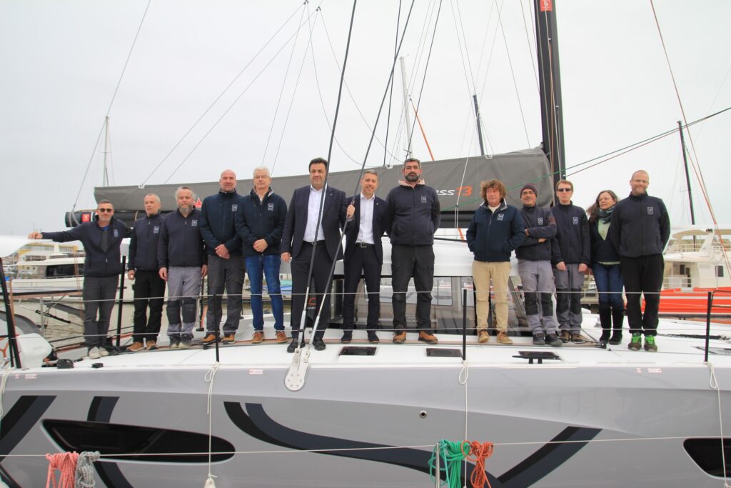 Meeting with the SAS team led by Bruno Thivoyon,
President of the Groupe Beneteau, and Denis
Fauvet, current CEO
