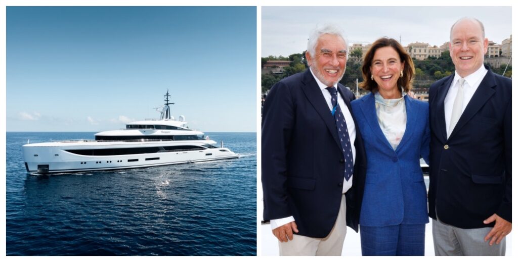 HSH Prince Albert II discovers Benetti’s new hybrid yacht